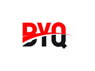 BYQ Letter Initial Logo Design Vector Illustration