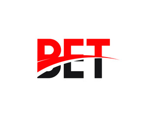BET Letter Initial Logo Design Vector Illustration