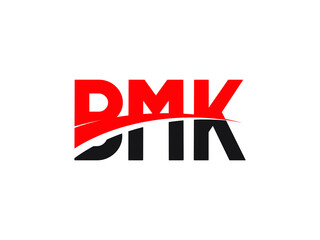 BMK Letter Initial Logo Design Vector Illustration