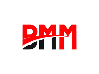 BMM Letter Initial Logo Design Vector Illustration