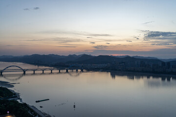 Fototapeta premium hangzhou city skyline