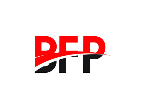 BFP Letter Initial Logo Design Vector Illustration