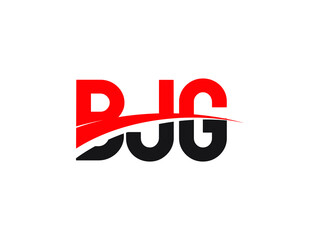 BJG Letter Initial Logo Design Vector Illustration