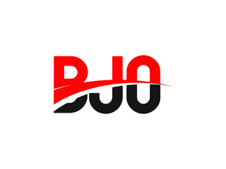 BJO Letter Initial Logo Design Vector Illustration