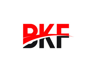 BKF Letter Initial Logo Design Vector Illustration