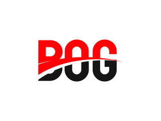 BOG Letter Initial Logo Design Vector Illustration