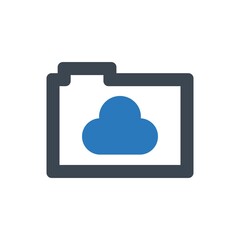 Cloud folder icon