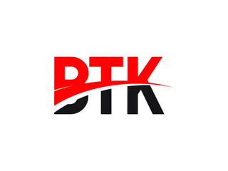 Fototapeta premium BTK Letter Initial Logo Design Vector Illustration