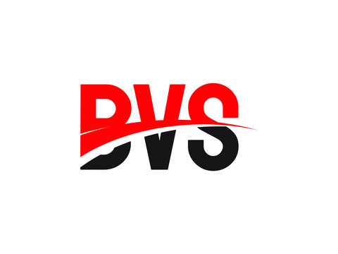BVS Letter Initial Logo Design Vector Illustration
