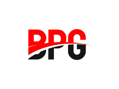 BPG Letter Initial Logo Design Vector Illustration