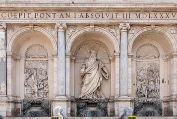 Fontana dell'Acqua Felice, Rome - obrazy, fototapety, plakaty