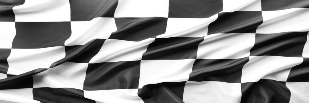 Checkered racing flag