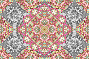 Abstract Mandala Seamless Pattern_23