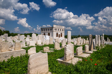 Fototapeta na wymiar Baal Shem Tov. Old Jewish cemetery. Grave of the spiritual leader Baal Shem Tov