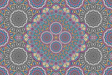 Abstract Mandala Seamless Pattern_35
