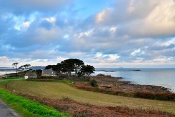 Beautiful seascape in Brittany France