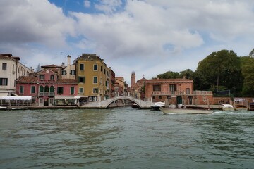 Obraz premium city canals of venice city, italy