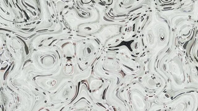 Abstract textured white neon background with bubbl