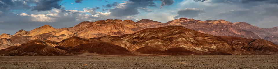 BLACK MOUNTAINS ARTISTS DRIVE DEATH VALLEY NP PANORAMA