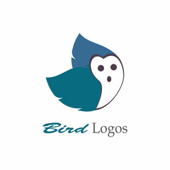 Bird Logo Template Design Vector, Emblem, Design Concept, Creative Symbol, Icon
