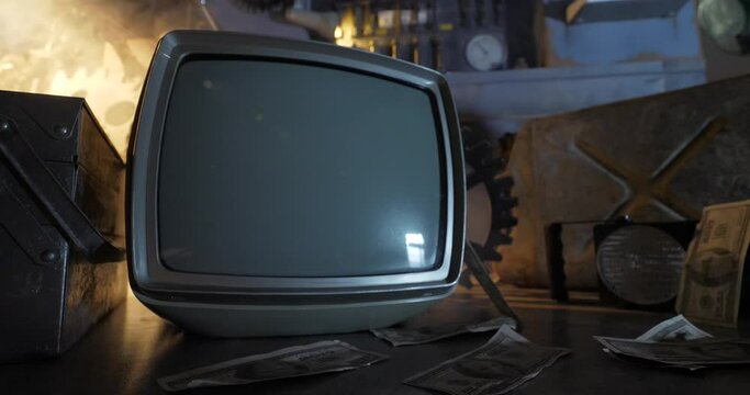 Vieille t&eacute;l&eacute;vision vintage
