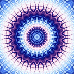 Obraz premium Abstract geometrical background. Ornamental symmetric pattern
