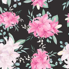 Behang Seamless Pattern With Beautiful Floral_3 © Guddu