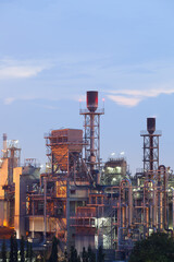 Fototapeta na wymiar oil refinery industry