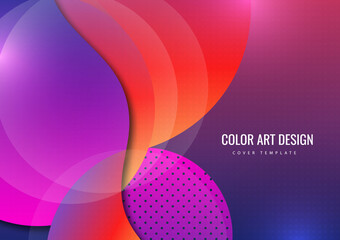 Colorful shapes on a creative background, modern geometric pattern. Business or technology presentation design template, brochure or flyer template or geometric web banner. Vector