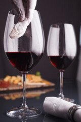glass of wine