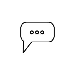 Fototapeta premium chat icon message chat icon ,vector, symbol, illustration