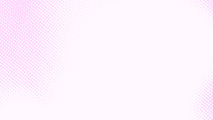 Dot pink white pattern gradient texture background. Abstract pop art halftone and retro style.