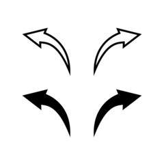 share arrow sign icon, share arrow sign symbol
