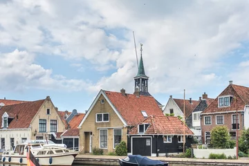 Fotobehang Makkum, Friesland province, The Netherlands © Holland-PhotostockNL
