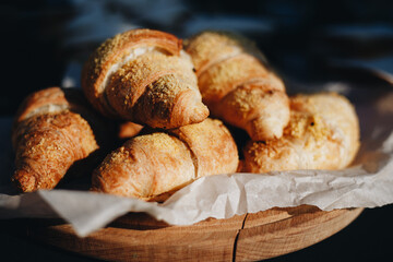 Beautifully decorated catering snacks and appetizers