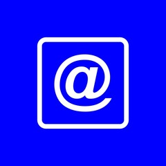 e-mail icon, web icon, symbol vector illustration