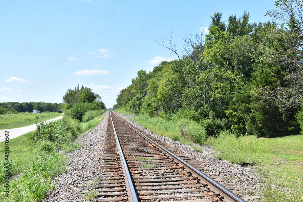 Poster Train Tracks