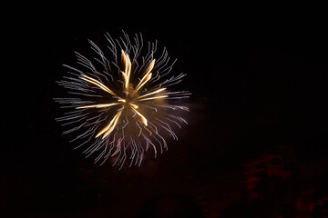 Fototapeta premium Fireworks Fallas Valencia regional celebration