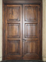 Fototapeta na wymiar ancient wooden door background