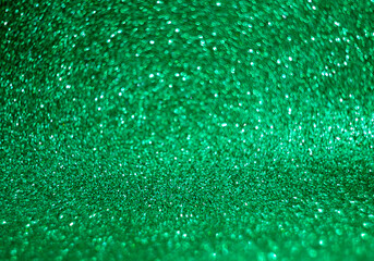 beautiful green glitter bokeh