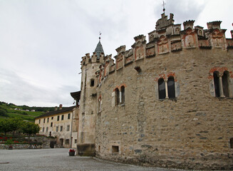 Fototapeta na wymiar Castel dell'Angelo presso l'abbazia di Novacella