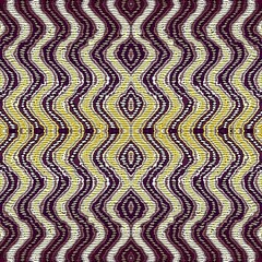 Abstract fractal pattern in afro style.