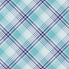 Blue argyle tartan plaid. Scottish pattern fabric swatch. 