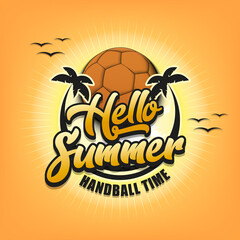 Hello summer. Handball time
