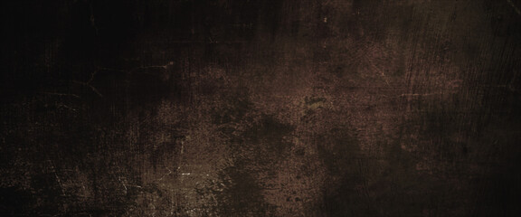 Obraz na płótnie Canvas Dark grunge background with scratches, Scary red dark walls, concrete cement texture for background