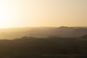 sunrise in the mountains
