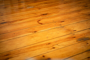 
wooden varnished old floor