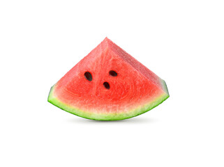 Watermelon slicee on the  white background