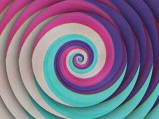 Abstract Spiral Digital Art Background Wallpaper