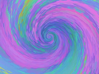 Abstract Spiral Digital Art Background Wallpaper